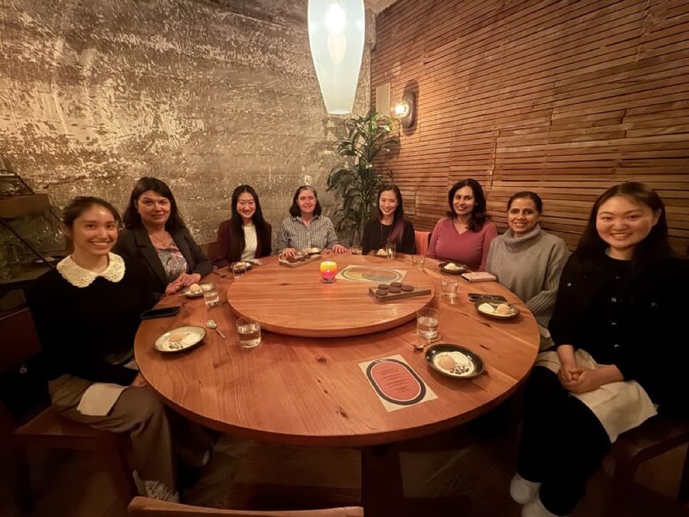 Oxus dinner around a round table