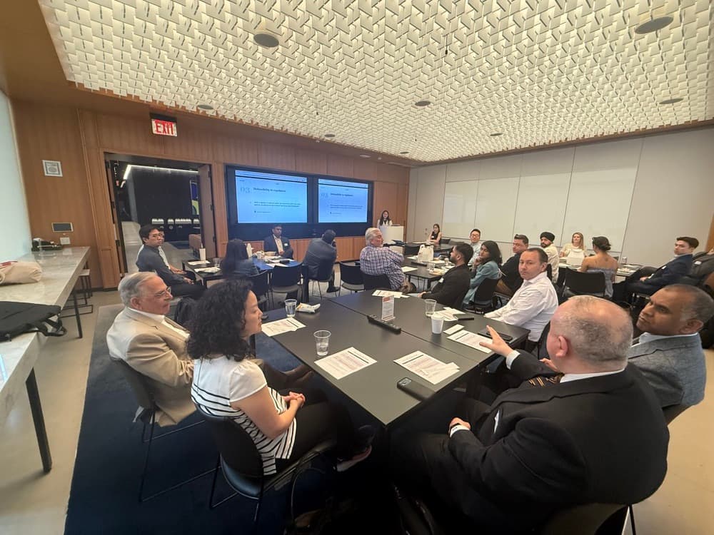 Roundtable discussion at the Oxus Audit Innovation Summit in New York